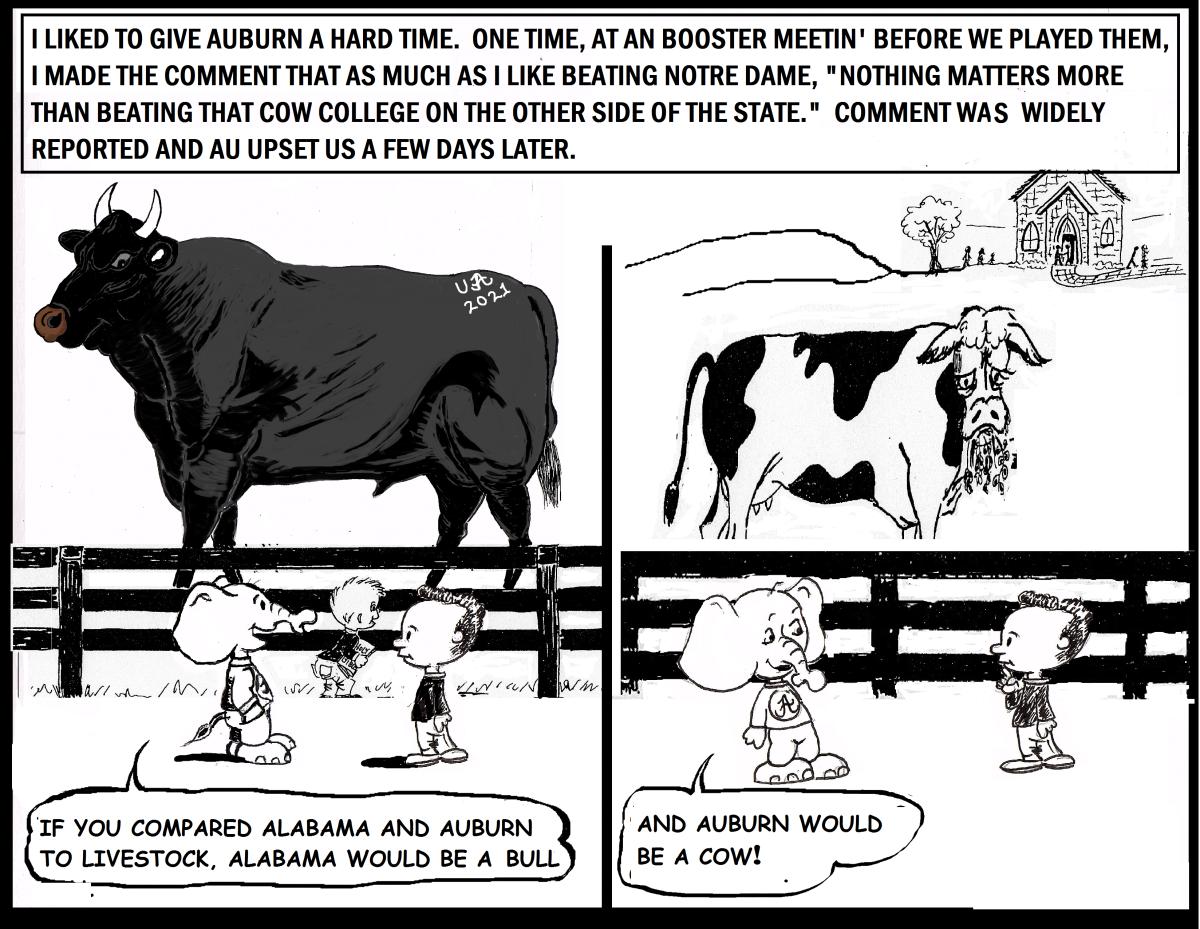 Crimson Tikes Guts and Glory: Cow College Joke